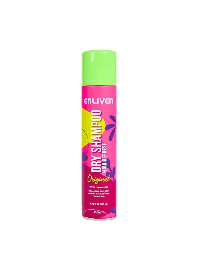 Enliven Dry Shampoo Original – 300ml Instant Oil Control & Hair Refresh Without Water | Summer Hair Care for Oily & Flat Hair - Image 2